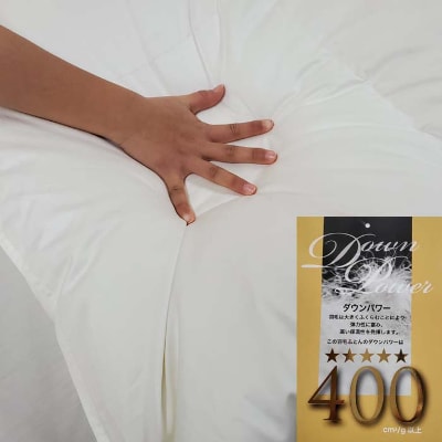 羽毛布団セミダブル イングランド産ホワイトダウン93%羽毛掛布団170×210cmダウンパワー400