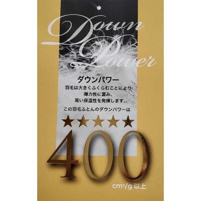 訳アリ 羽毛布団イングランド産ホワイトダウン93%羽毛掛け布団190×210cmダウンパワー400