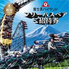 富士急ハイランド　フリーパス　ペアチケット