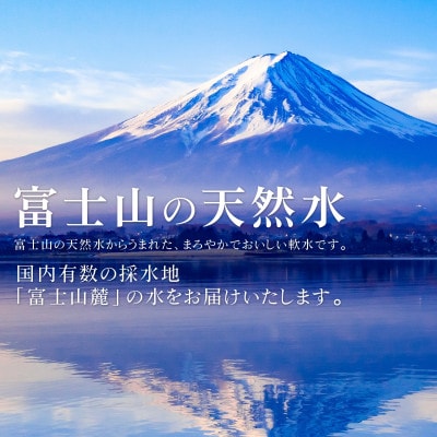 ミネラルウォーター　富士山麓 四季の水　軟水　500ml×48本(24本入2箱)