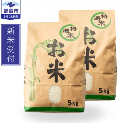 【新米予約】令和8年産　山梨県都留市産　こしひかり[10kg]【先行予約】