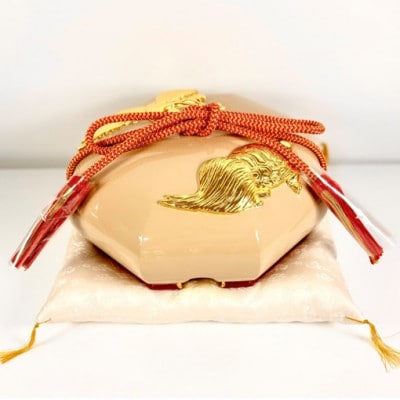 【第39回パリ国際サロン優秀賞受賞】鶴亀玉手箱(漆器)白