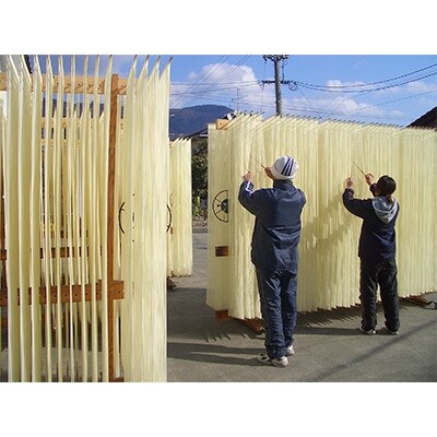 【ギフト用】小豆島　手延べ素麺　太口50g×74束(箱込4kg　贈答用・熨斗つき)