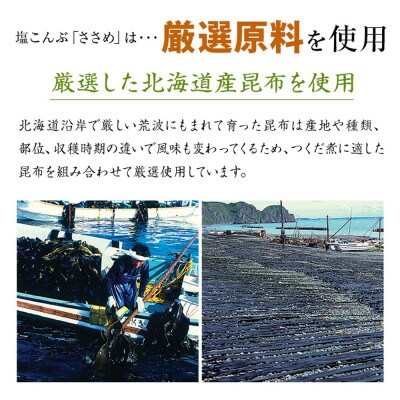 島乃香 汐ふき昆布 ささめ 100g×10袋[塩こんぶ]