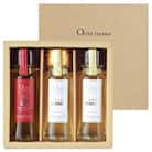 小豆島産100% 純EXVオリーブオイル・えごま油・あまに油 50ml 3本入り ギフトセット