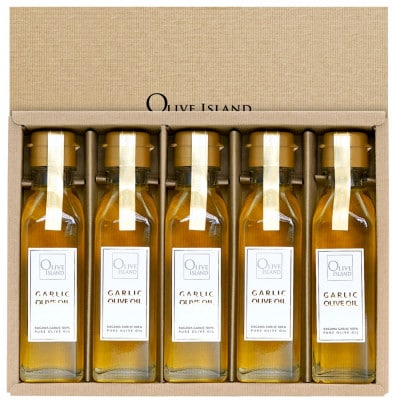 ガーリックオリーブオイル5本入ギフト(120ml×5本)