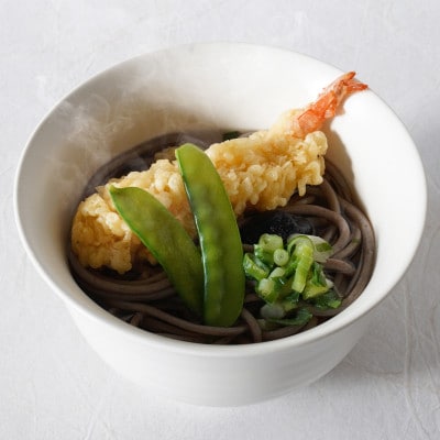 さぬき小豆島　手延冷凍調理そば4食セット(えび天/牛肉/きつね/かきあげ)