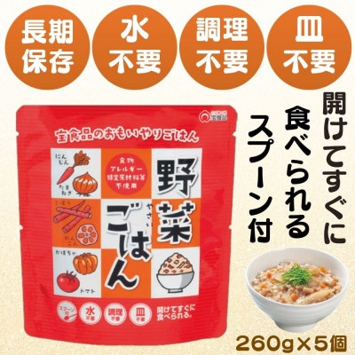 おもいやり　野菜ごはん　5個セット