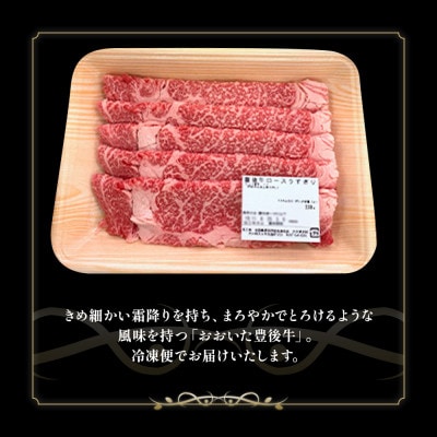 おおいた豊後牛　ロース薄切り　計600g(300g×2パック)