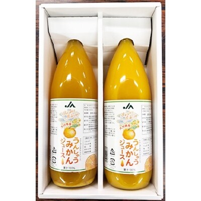 【化粧箱】大分県産うんしゅうみかんジュース1000ml×2本