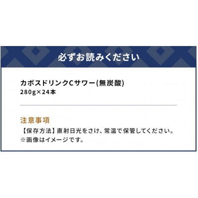 カボスドリンクCサワー(無炭酸)280g×24本