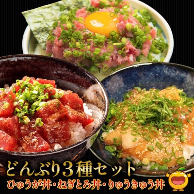 どんぶり3種セット(各3パック)