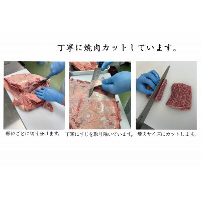数量限定!おおいた和牛A4ランク以上　赤身焼肉1kg以上セット【低温熟成】