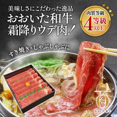 おおいた和牛すき焼き・しゃぶしゃぶ700g(津久見市)