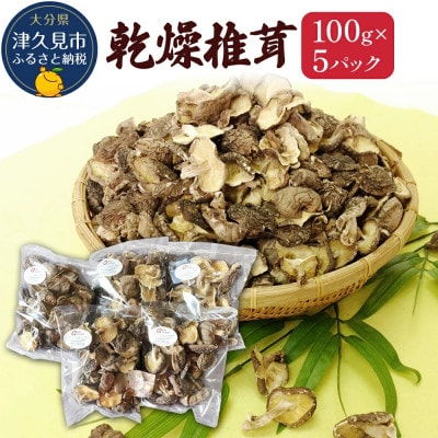 大分県産 原木椎茸100g×5パック(津久見市)