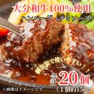 ちょっと贅沢おうちご飯《おおいた和牛100%使用》デミハンバーグ 個包装 20個(津久見市)