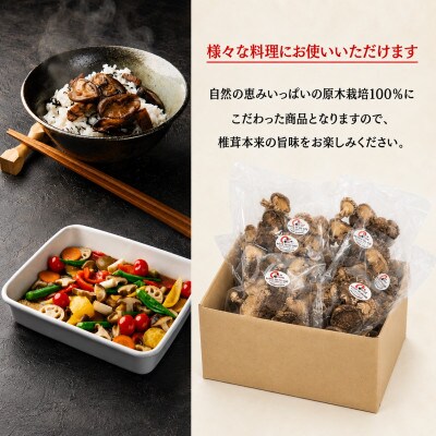 訳あり 不揃い原木椎茸 6袋セット(津久見市)