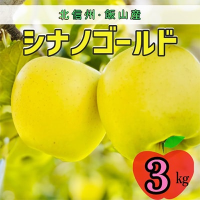 シナノゴールド　約3kg(6～10個入り)