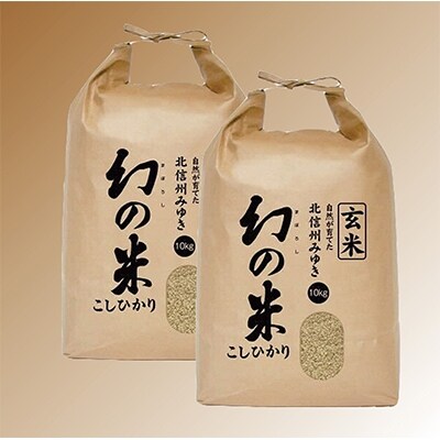 長野県飯山市産コシヒカリ玄米 令和4年度産