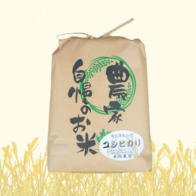【令和7年産】【先行予約】奥信濃飯山 ～木内ファームのお米～ コシヒカリ 玄米 10kg