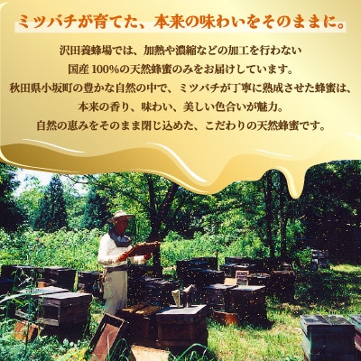 はちみつ 天然十和田 アカシア蜂蜜 1200g ビン 沢田養蜂場 小坂町