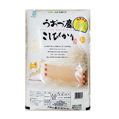 2021年4月発送開始『定期便』富山県うおづ産コシヒカリ5kg×全12回