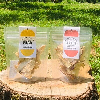 梨、リンゴのこだわりジュース(1本)とドライフルーツ(3点)セット【富山県　魚津産】