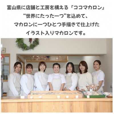 ブタちゃん好きにはたまらない!メッセージ入りマカロン9個セット