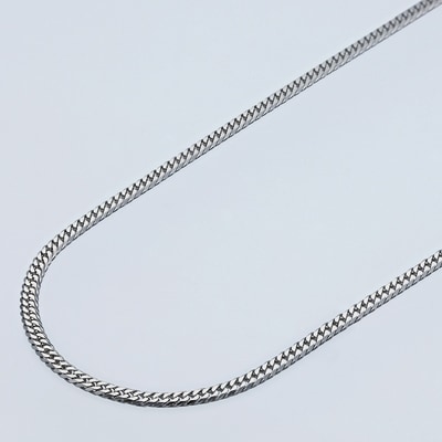 Pt850　ダブル6面喜平ネックレス　50cm-11g  造幣局検定マーク入り