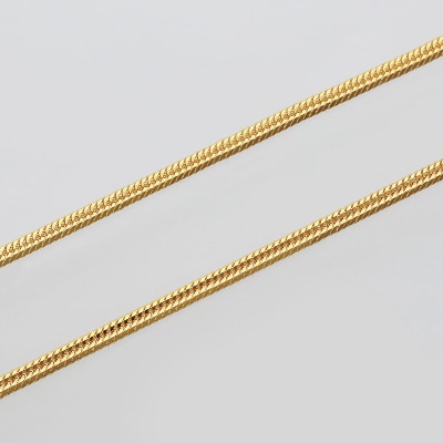 K18　トリプル12面喜平ネックレス　40cm-10g  造幣局検定マーク入り　　