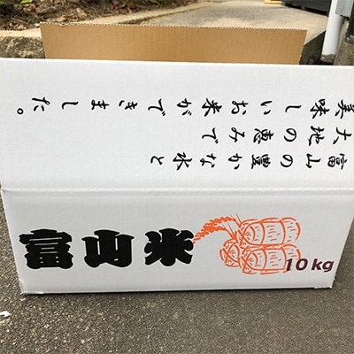 【玄米】富山県魚津産コシヒカリ10kg(こだわり栽培)