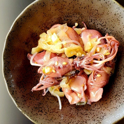 魚卸問屋のホタルイカ漬 3種セット(塩麹・醤油・レモン酢和え)