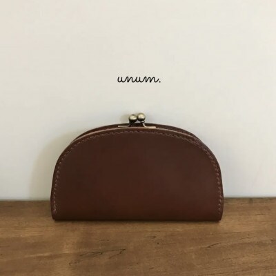 がま口財布 「maru」 choco