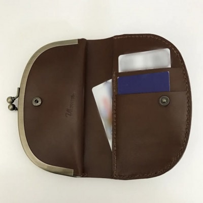 がま口財布 「maru」 choco