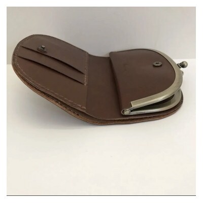 がま口財布 「maru」 choco