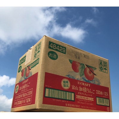 地域限定タカラクラフトチューハイ　<富山　加積りんご>330ml×12本