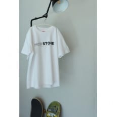 富山県魚津市 MCRSTOREのオリジナルロゴTシャツ(ホワイト)Sサイズ