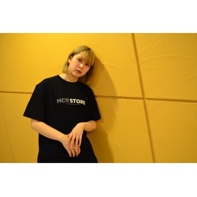 富山県魚津市　MCRSTOREのオリジナルロゴTシャツ(ブラック)Sサイズ