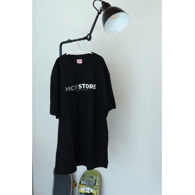 富山県魚津市　MCRSTOREのオリジナルロゴTシャツ(ブラック)Mサイズ