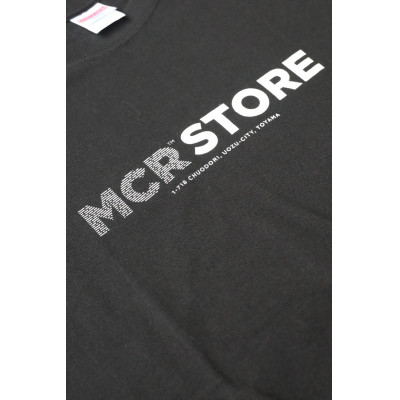富山県魚津市　MCRSTOREのオリジナルロゴTシャツ(ブラック)Mサイズ