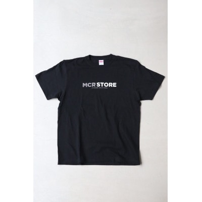 富山県魚津市　MCRSTOREのオリジナルロゴTシャツ(ブラック)Mサイズ