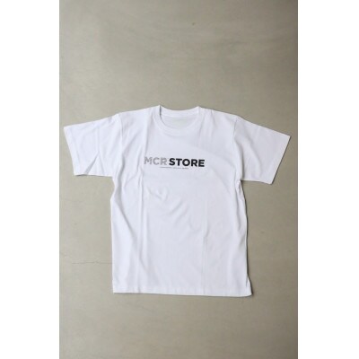 富山県魚津市　MCRSTOREのオリジナルロゴTシャツ(ホワイト)Lサイズ