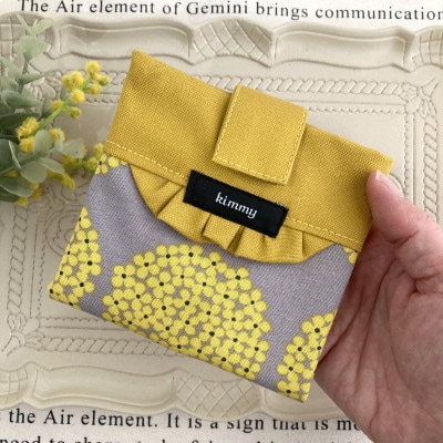 エコパックティッシュから詰め替えて使う・ティッシュケース(イエローブーケ)