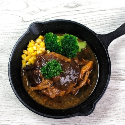 《オール福島県のハンバーグ》こらんしょバーグセット レトルト 常温保存 F4D-2252