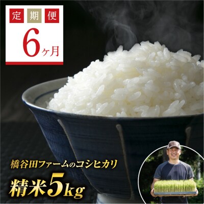 《定期便6ヶ月》減農薬・有機肥料栽培 西会津産米コシヒカリ 精米 5kg F4D-2188