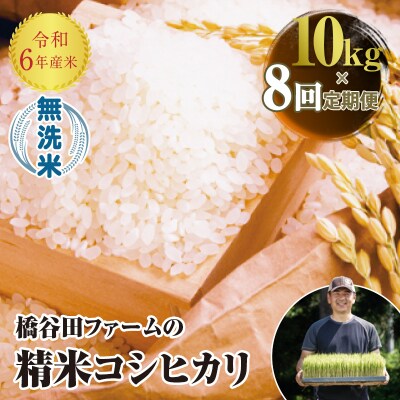 《定期便8ヶ月》 西会津産米 コシヒカリ 無洗米 10kg(5kg × 2) F4D-1339
