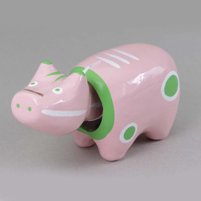 【縁起置物】限定品 さゆりべこ(1号サイズ) F4D-1042