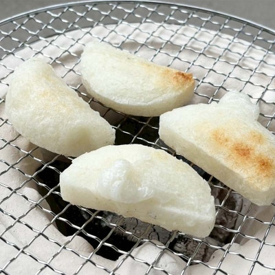 会津のお米で作った手作り切り餅3種セット(白餅・豆餅・そば餅) 米 そば餅 西会津 F4D-2109