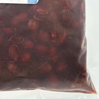 会津のお米で作った手作り白餅と茹で小豆のセット 米 白餅 西会津 F4D-2113