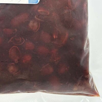 会津のお米で作った手作り白餅と茹で小豆のセット 米 白餅 西会津 F4D-2258